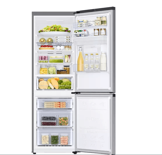 SAMSUNG Series 6 SpaceMax RB34C632ESA/EU Smart 65/35 Fridge Freezer - Silver — image 2 of 2