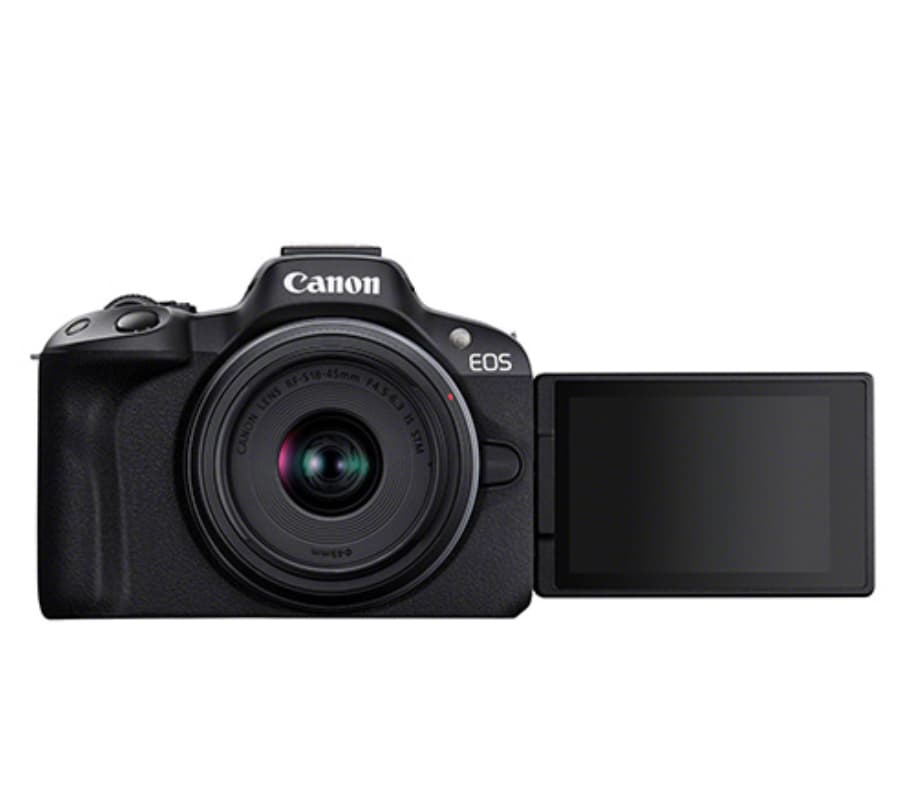 Canon EOS R50 with RF-S 18-45mm f4.5-6.3 IS STM Lens - Black — image 2 of 3
