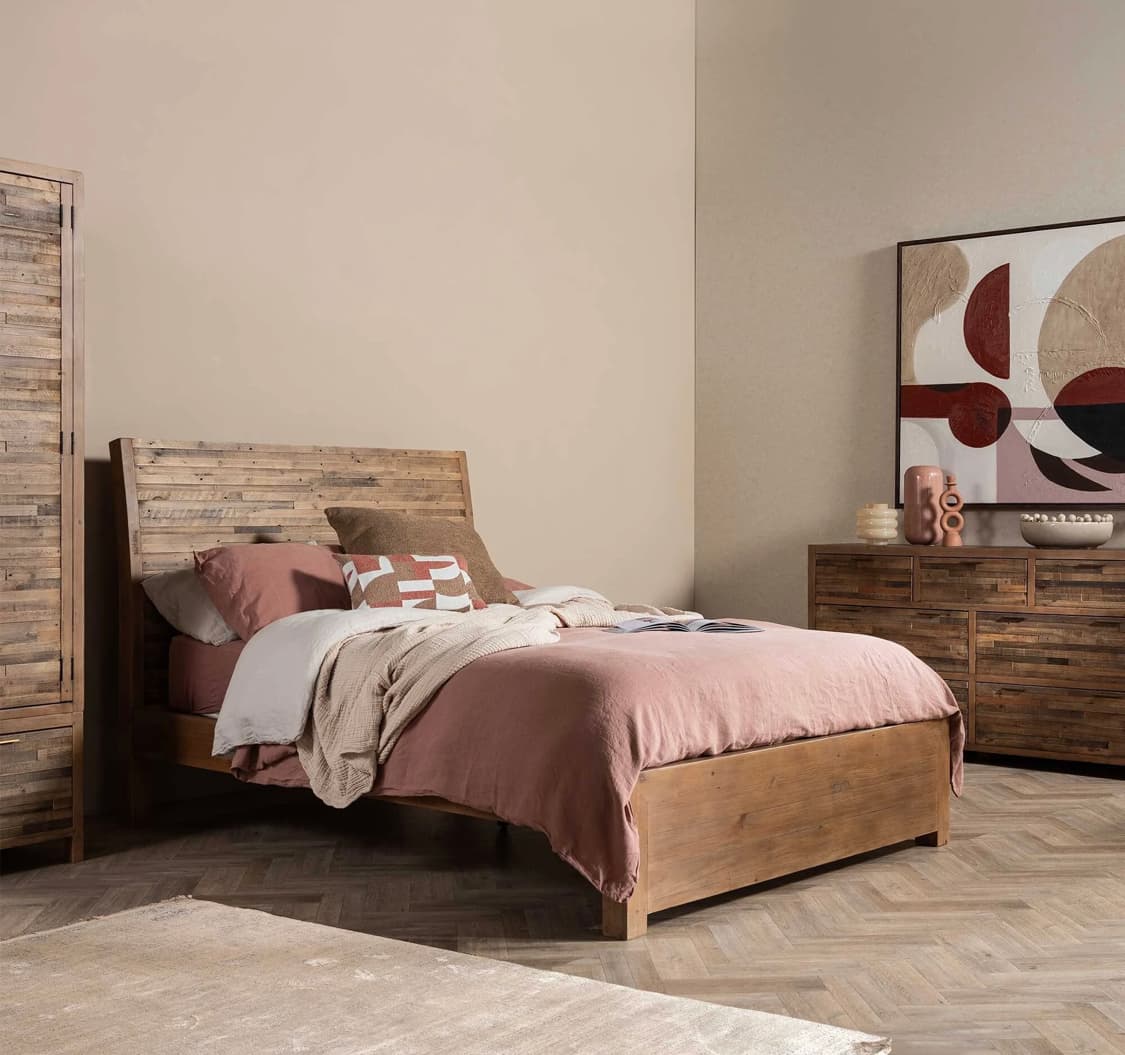 Charlie  Reclaimed Wood King Low End Bed Frame — image 2 of 3