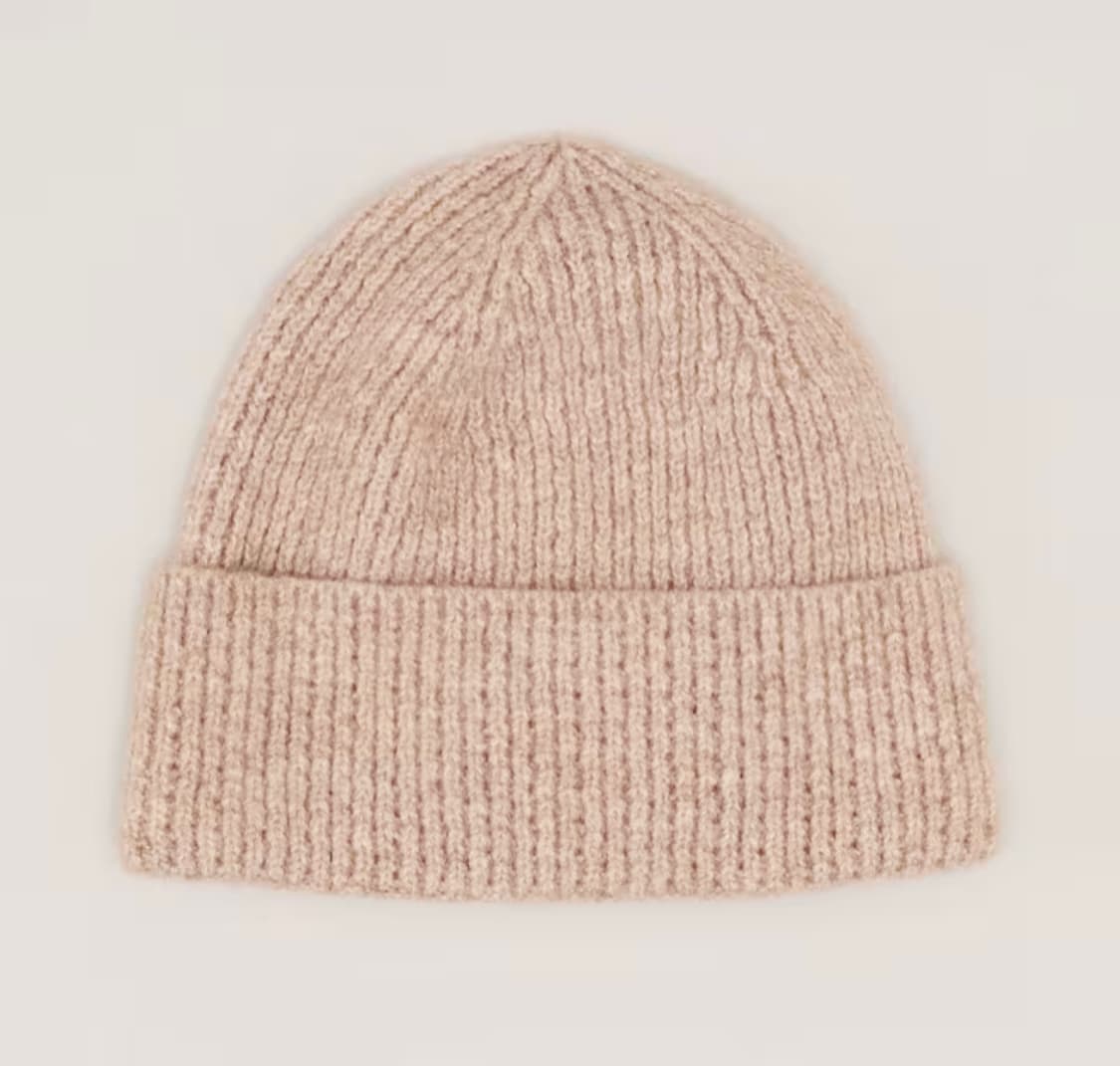 Camel Knitted Beanie — image 1 of 2