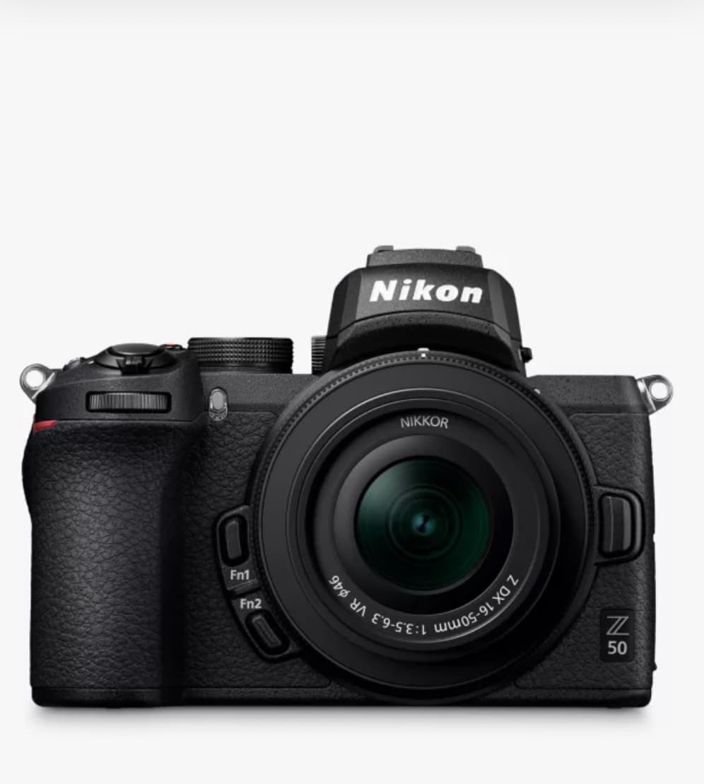Nikon Z50 Compact System Camera with 16-50mm & 50-250mm VR Lenses, 4K UHD, 20.9MP, Wi-Fi, Bluetooth, OLED EVF, 3.2” Tiltable Touch Screen, Double Lens Kit — image 4 of 4
