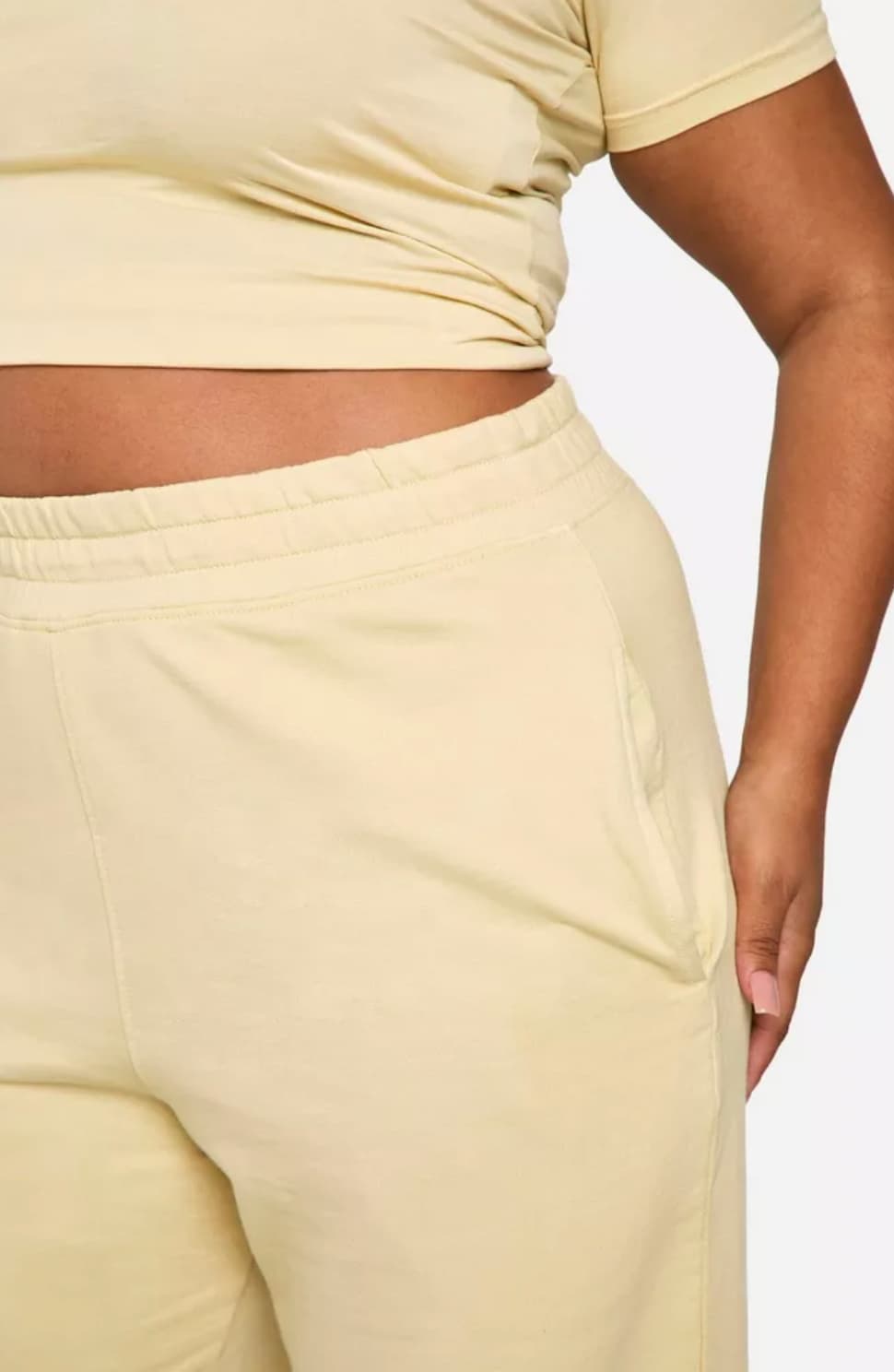 PLUS PREMIUM BUTTER WIDE LEG JOGGERS — image 3 of 3