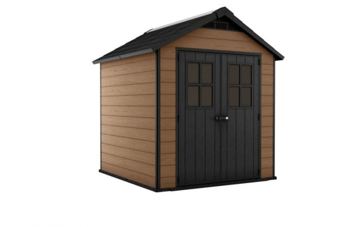 Keter Newton Apex Plastic Garden Shed - 7.5 x 11 ft — image 1 of 4
