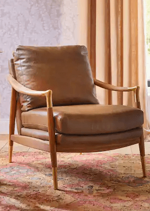 Flinton Wooden Accent Chair — image 1 of 3