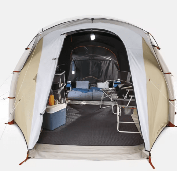QUECHUA Inflatable Camping Tent Air Seconds 4.1 F&B 4 Person 1 Bedroom — image 1 of 3