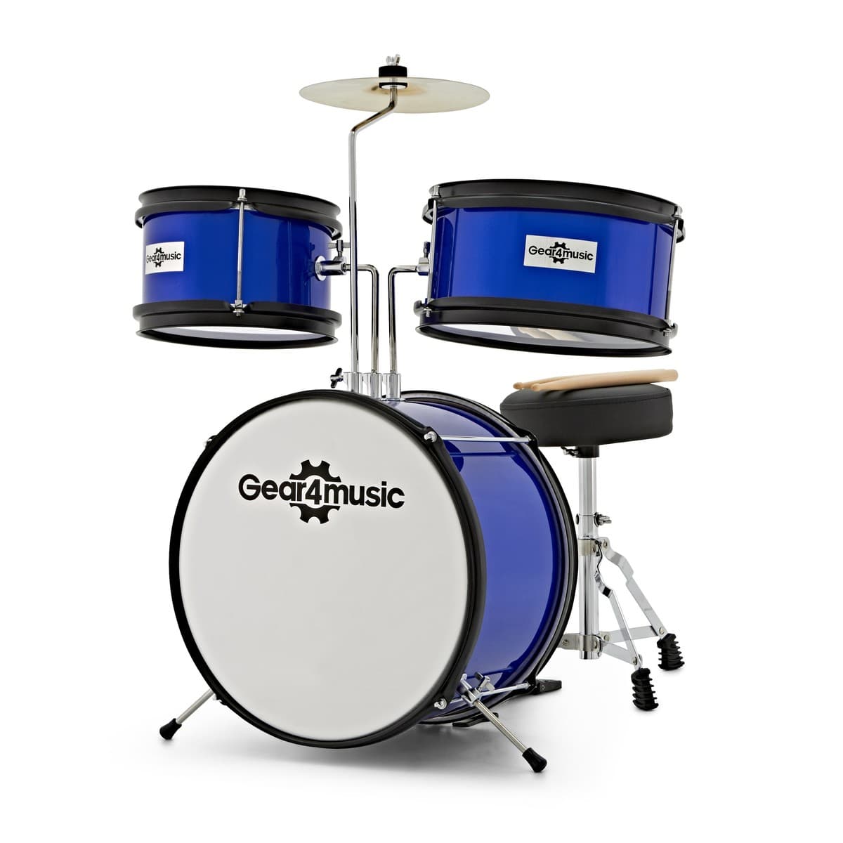 Children's Drum Kit by Gear4music, Blue — image 1 of 7