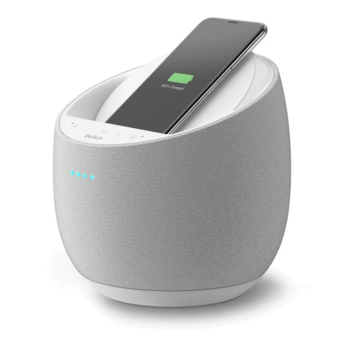Belkin SOUNDFORM ELITE Smart Speaker + Wireless Charger - Google Assistant - White — image 2 of 2