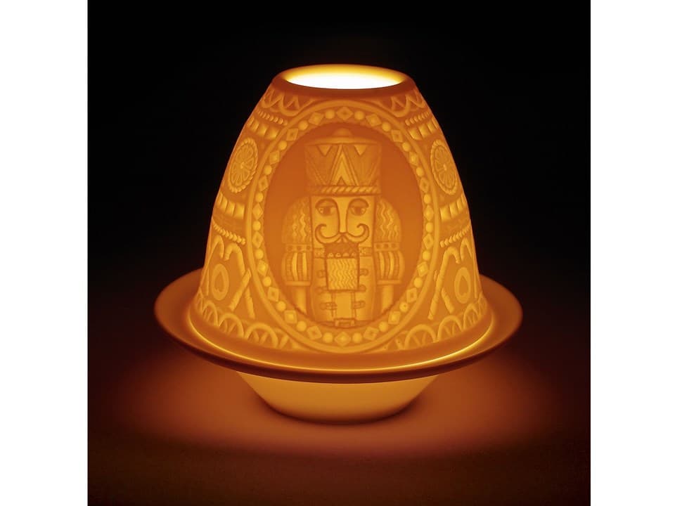 Lladro 01017321 Nutcracker Lithophane Votive Light - P4348 — image 1 of 2