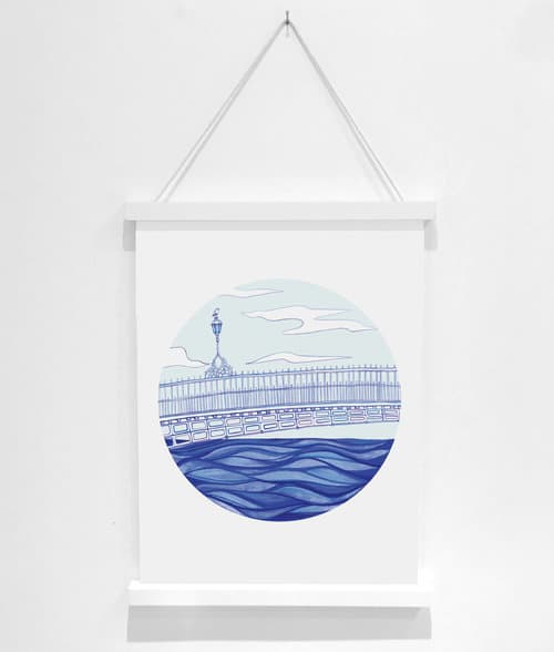 Hapenny Bridge, Dublin â€“ Signed GiclÃ©e Print