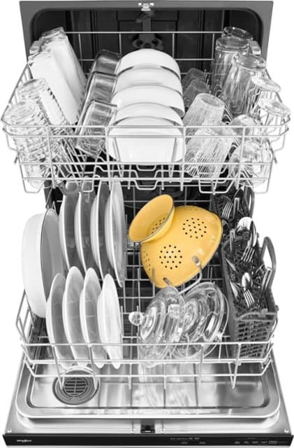 Whirlpool - 24" Built-In Dishwasher - Stainless steel — image 1 of 9