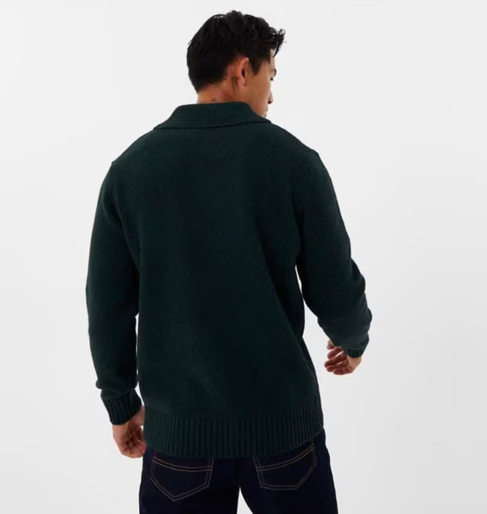 Fuzzy Open Neck Jumper — image 2 of 3