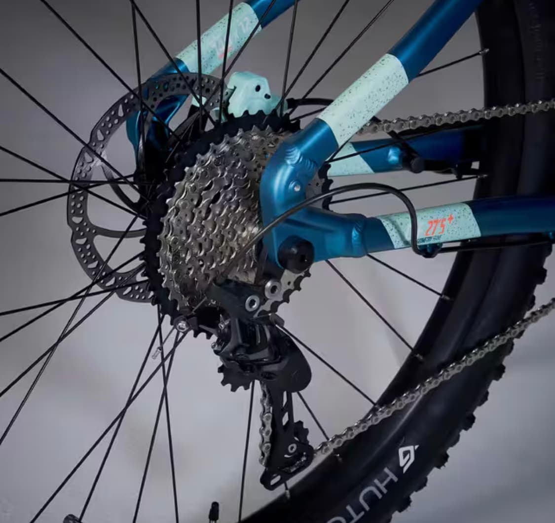 ROCKRIDER Women's 27.5" + Electric Semi-Rigid E-ST 900 MTB Bike - Turquoise — image 4 of 4