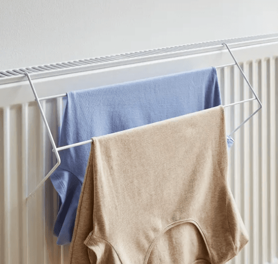 Pack of 2 Over Radiator White Airers — image 1 of 2