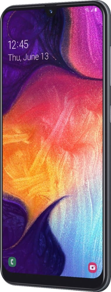 Samsung - Galaxy A50 with 64GB Memory Cell Phone (Unlocked) - Black — image 1 of 5