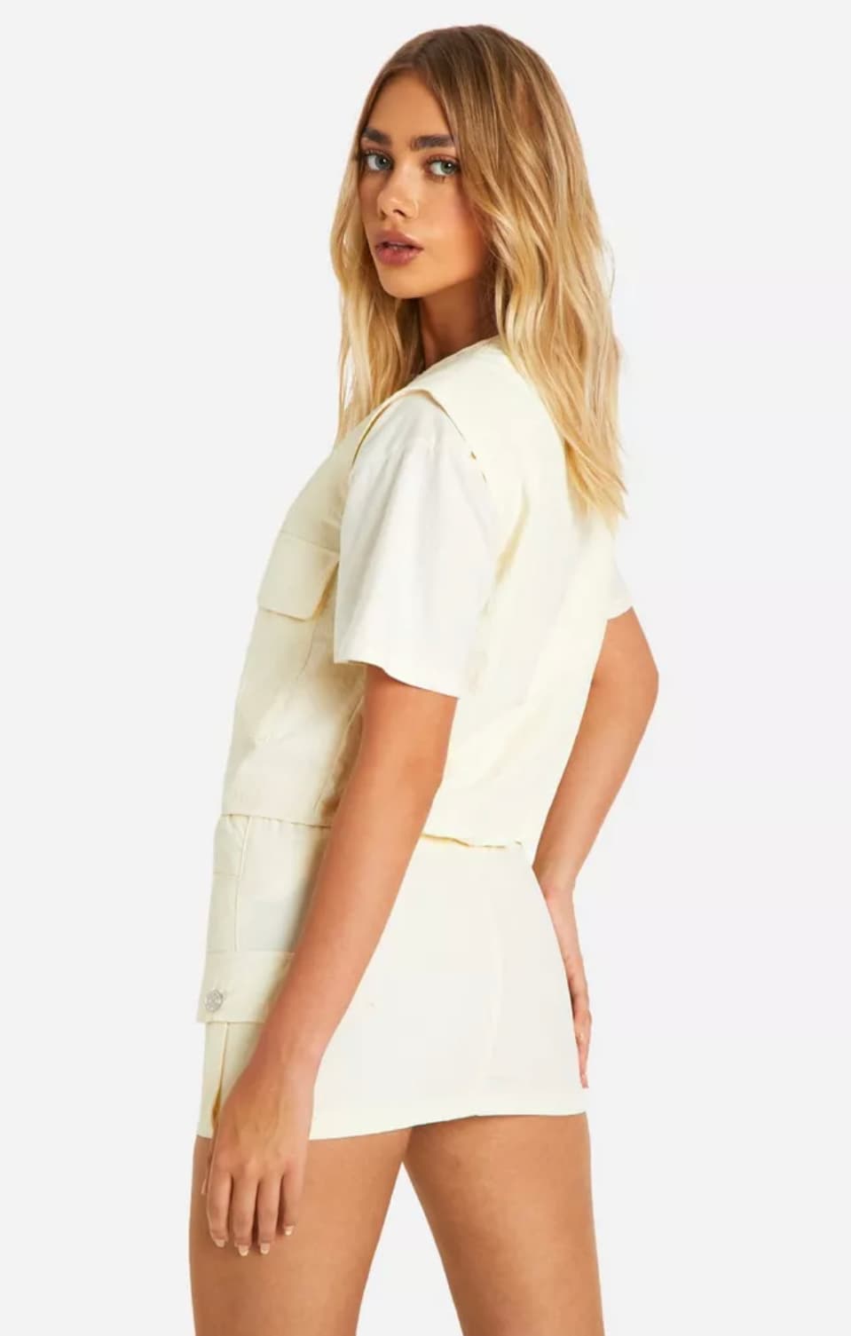 NYLON CARGO ZIP UP WAISTCOAT — image 2 of 3
