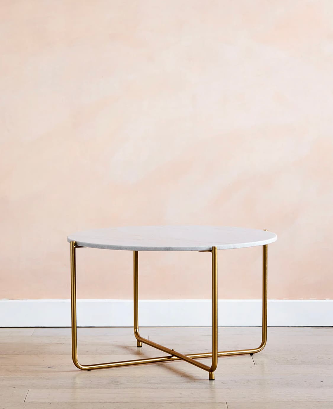 Gloria White Marble Coffee Table — image 2 of 2