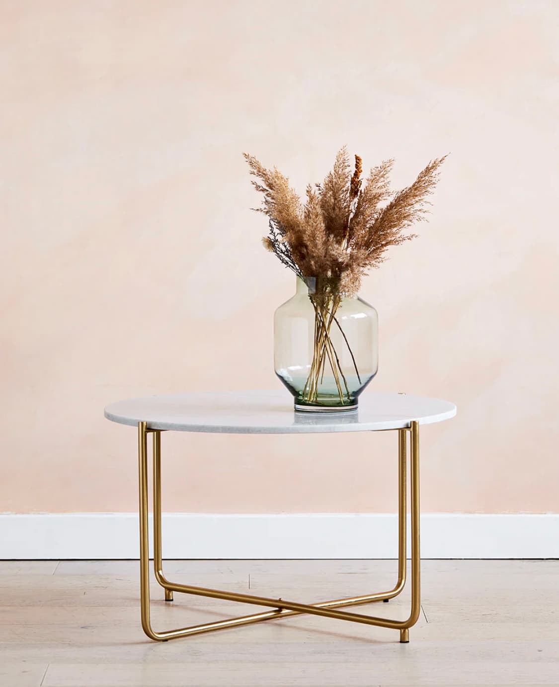 Gloria White Marble Coffee Table — image 1 of 2
