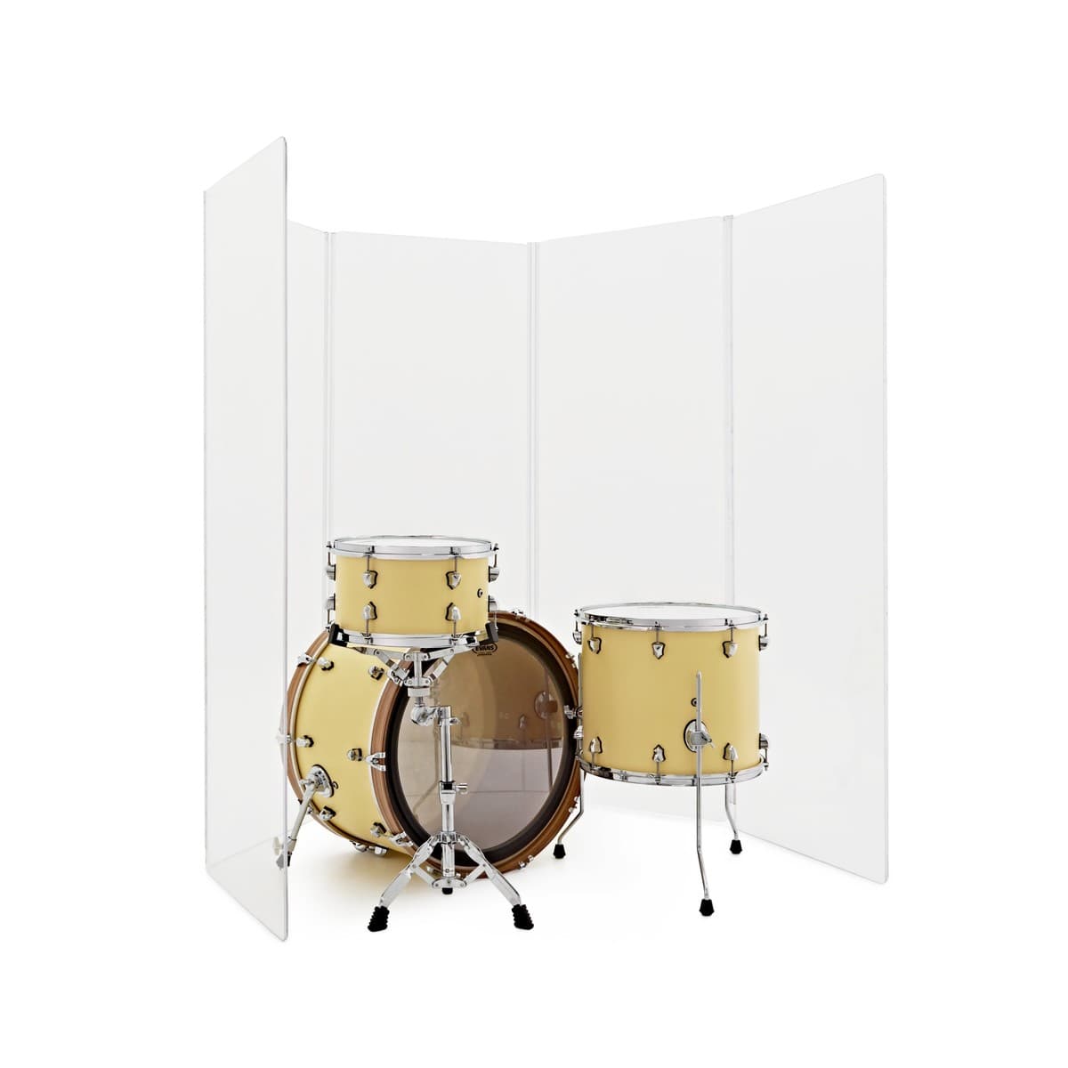 WHD Drum Screen, 5 Panel Clear Acrylic Shield — image 2 of 4