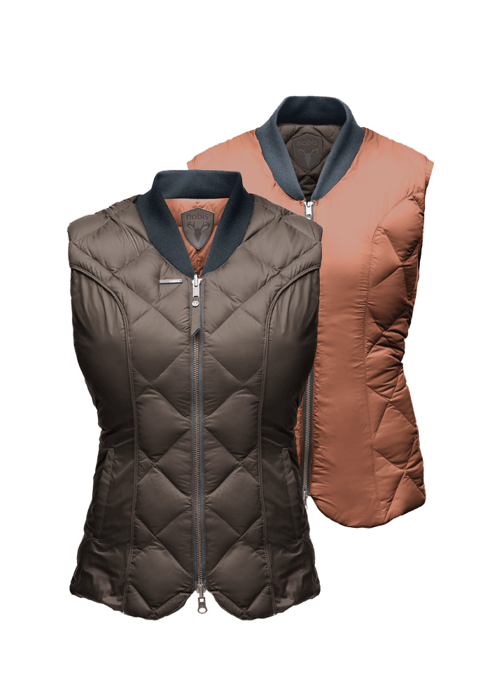 Talia Ladies Reversible Quilted Vest — image 2 of 5