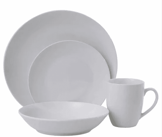 Premier Housewares 16pc Dinner Set, White
