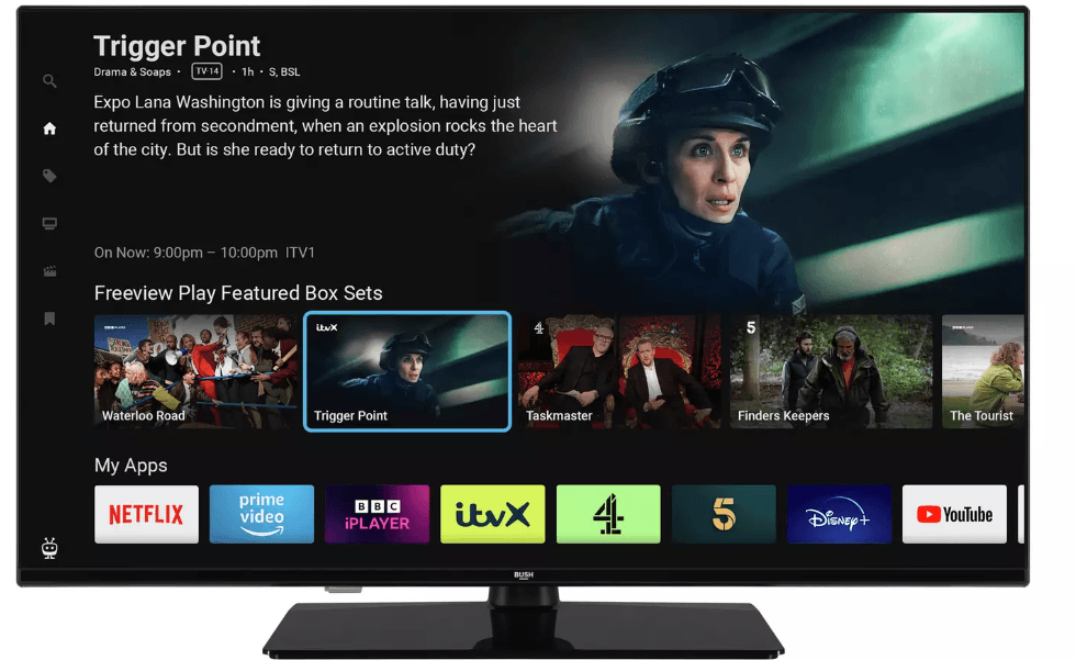 Bush 32 Inch Smart HD Ready HDR10 LED TiVo Freeview TV — image 1 of 2