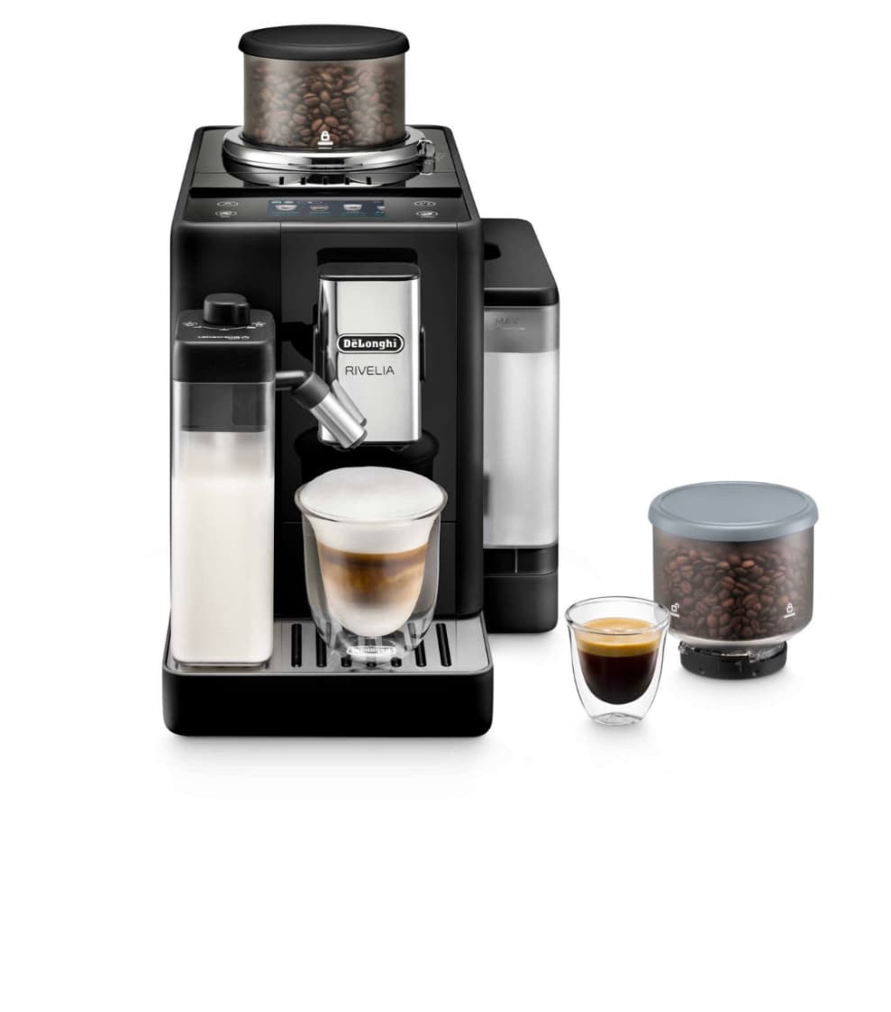 Delonghi Rivelia Fully Automatic Bean to Cup Freestanding Coffee Machine with Milk Frother - Black — image 1 of 2