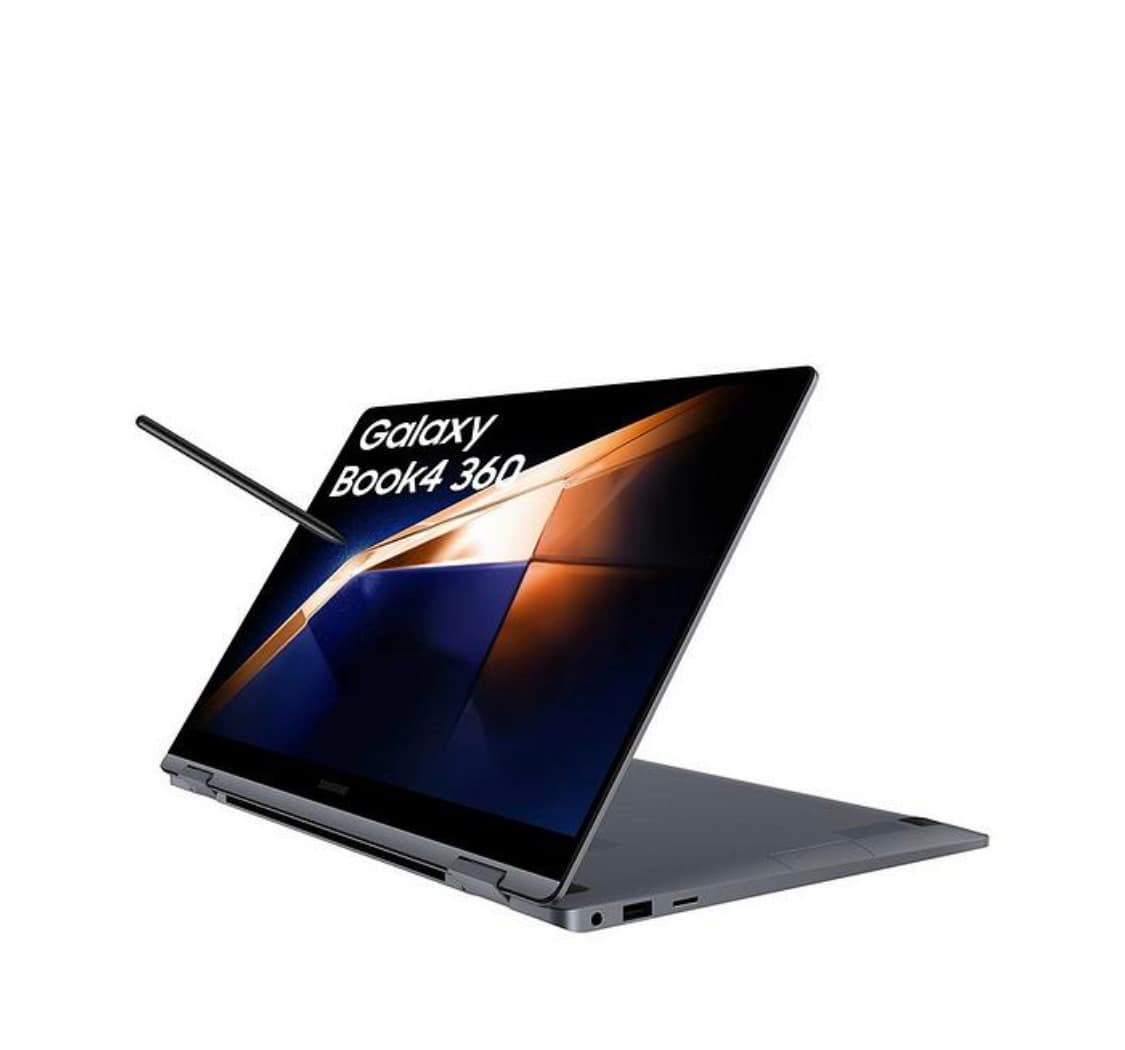 Samsung Galaxy Book4 360 (2024) Touchscreen Laptop - 15.6in FHD, Intel Core 5, 8GB RAM, 256GB SSD - Grey — image 1 of 4