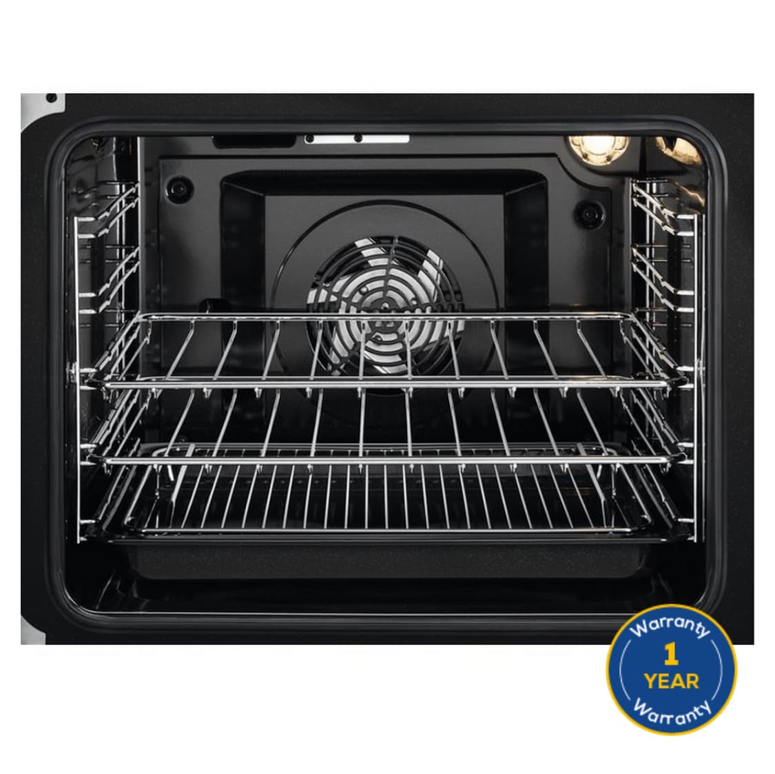 Zanussi ZCV66078XA 60cm Electric Double Oven with Ceramic Hob - Stainless Steel — image 2 of 2