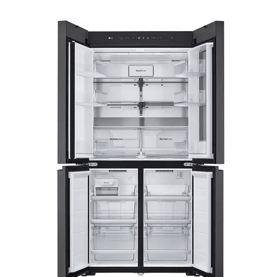 LG MoodUp GMV960NNME American-Style Smart Fridge Freezer - Colour Changing — image 2 of 3