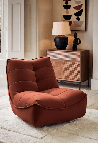 Lucca Swivel Pillow Accent Chair — image 1 of 2