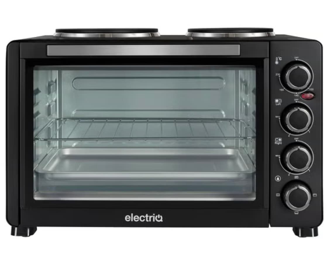 electriQ 30L Mini Oven with Dual Hotplates — image 1 of 3