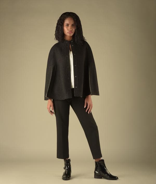 Color Blocked Reversible Cape J15172 C001 — image 3 of 4