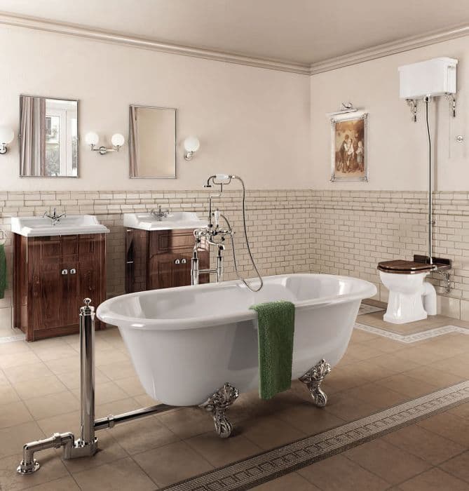 Burlington Windsor Freestanding Double Ended Bath - 1700 x 750mm — image 3 of 3