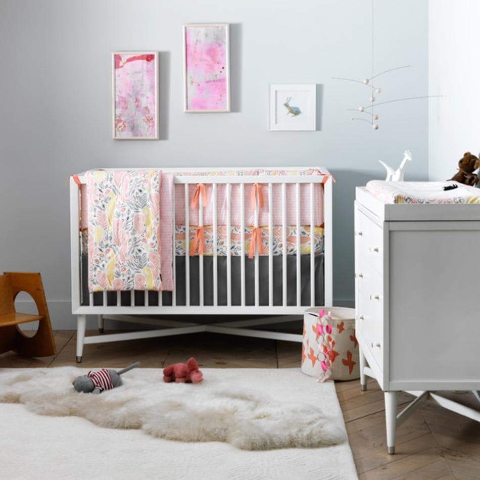 Mid Century 3 in 1 Crib White — image 4 of 5
