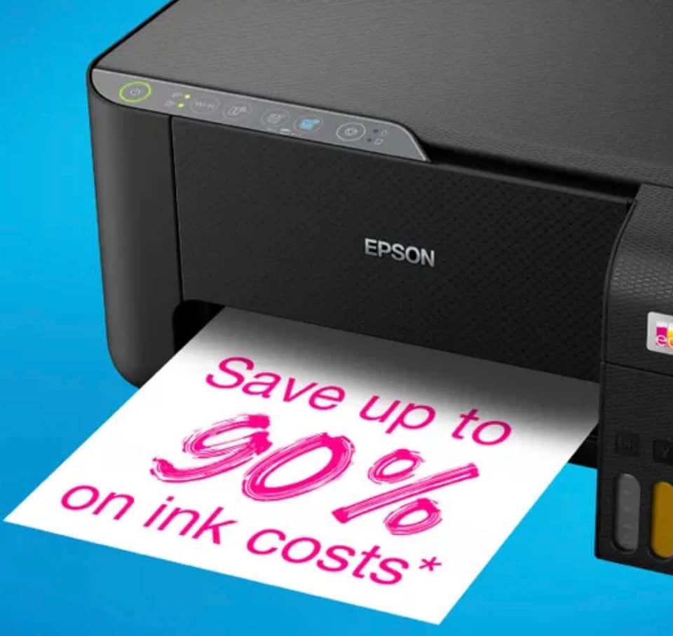 Epson EcoTank ET2860 Wireless Colour All in One Printer — image 2 of 2