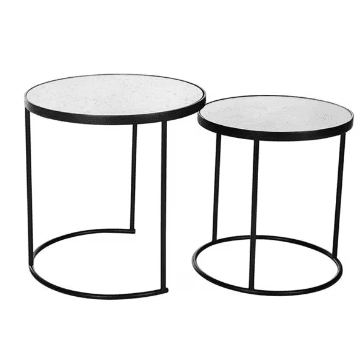 Luxe Round Table with Glass Top — image 2 of 2