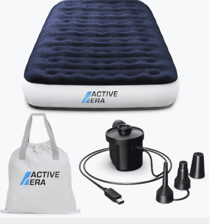 ACTIVE ERA Single Camping Air Bed – Navy/White — image 2 of 2