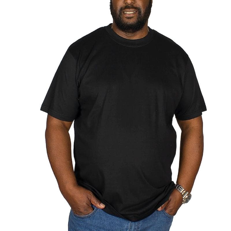 Unisex Plain Tee - Black — image 2 of 2
