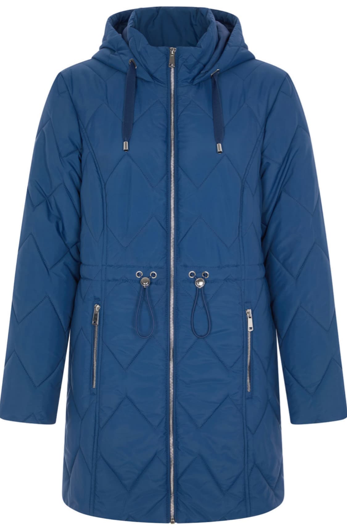 Quilted Coat with Hood — image 2 of 2