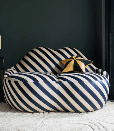 Stripe Lips Sofa — image 1 of 2