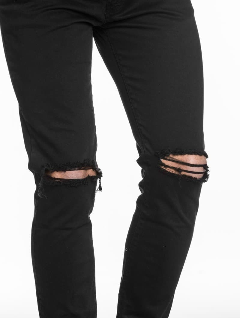 MOC Black Ripped Jeans — image 1 of 2