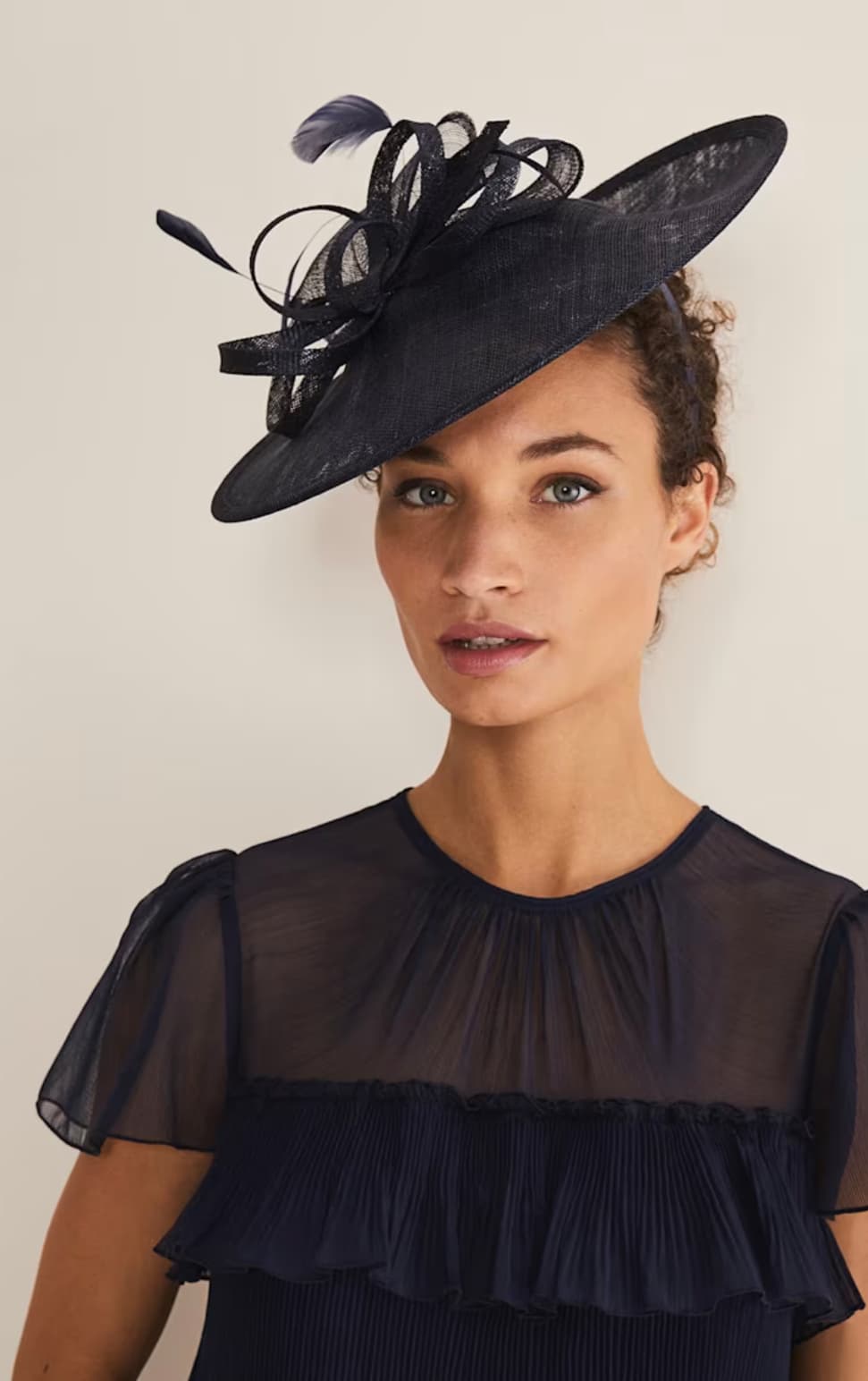 Navy Fascinator — image 3 of 3