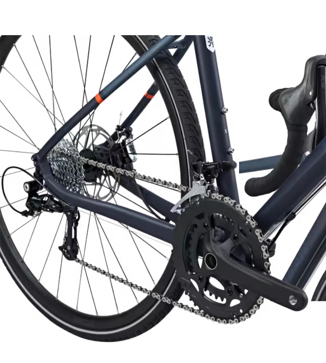 VAN RYSEL ROAD BIKE TRIBAN RC 520 MICROSHIFT DISC BRAKE - BLUE — image 3 of 3
