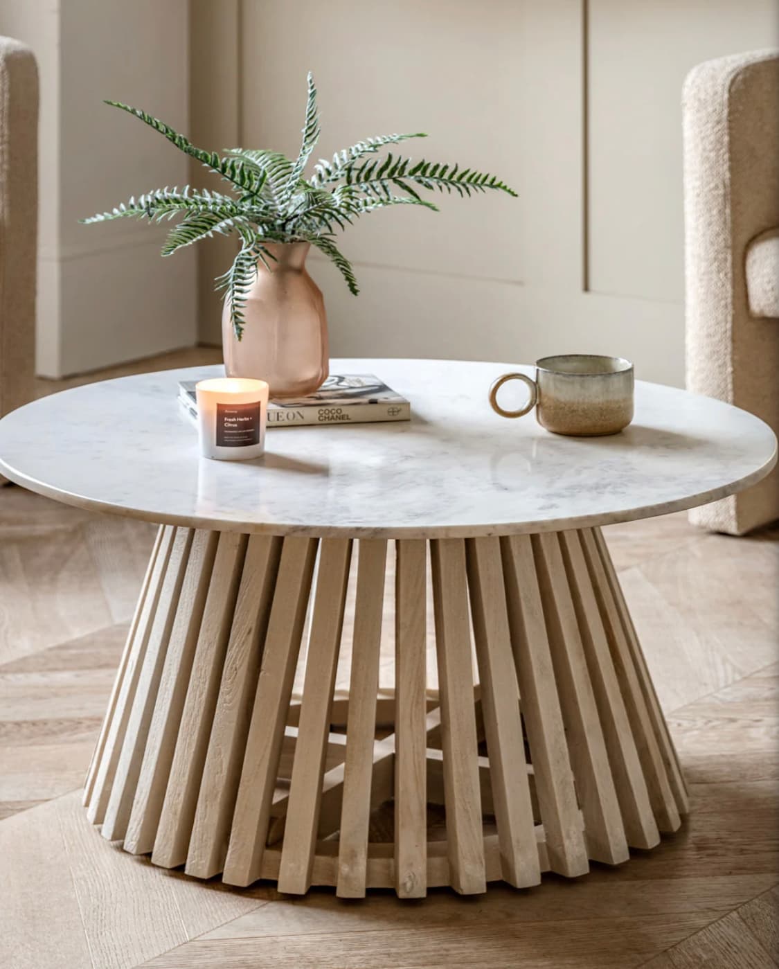 Vince Marble Coffee Table — image 1 of 2