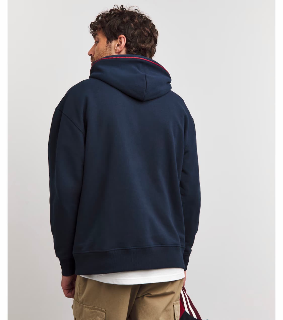 Tommy Jeans Navy Varsity Piping Hoodie — image 3 of 3