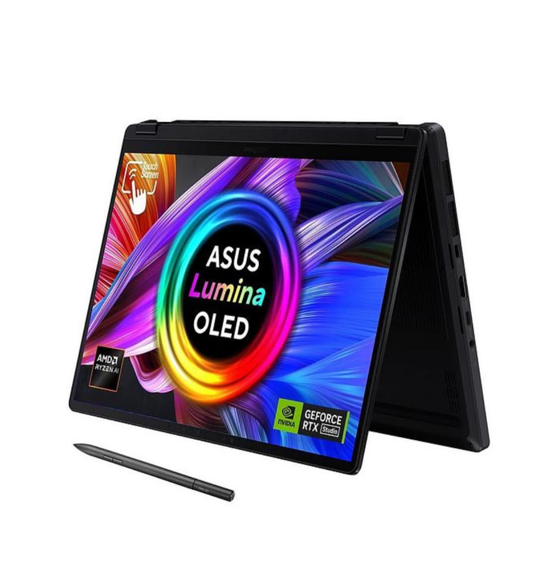 Asus ProArt PX13 Laptop - 13.3in OLED Touchscreen WQXGA+, AMD Ryzen AI 9, GeForce RTX 4070, 32GB RAM, 2TB SSD - Black — image 1 of 5