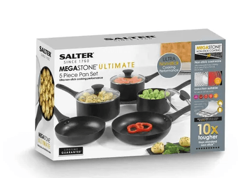 Salter 5Pc Ultimate Pan Set Black X15 — image 3 of 3