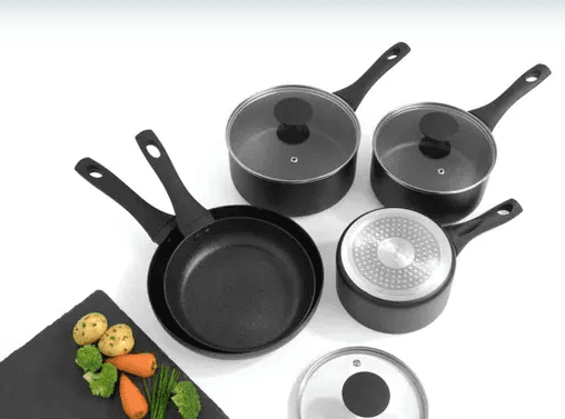 Salter 5Pc Ultimate Pan Set Black X15 — image 1 of 3