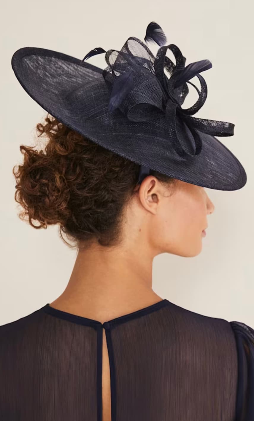 Navy Fascinator — image 2 of 3