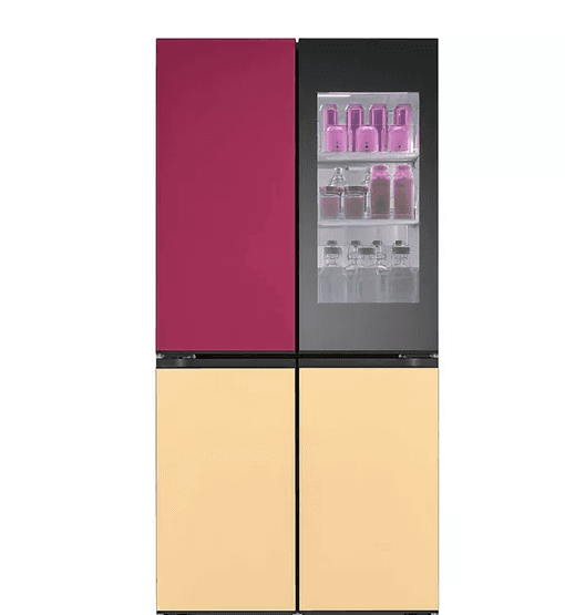 LG MoodUp GMV960NNME American-Style Smart Fridge Freezer - Colour Changing — image 1 of 3